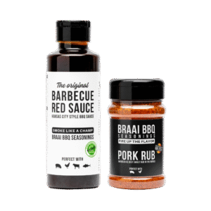 Pork Kit voor varken op de barbecue. Werkt ook voor kip