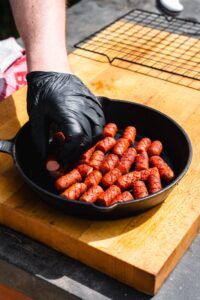 braai bbq hotdog burnt ends