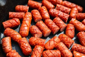 braai bbq hotdog burnt ends
