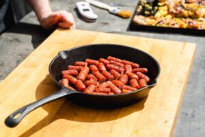 braai bbq hotdog burnt ends