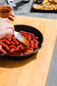 braai bbq hotdog burnt ends