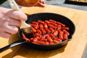 braai bbq hotdog burnt ends