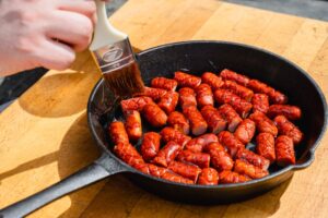 braai bbq hotdog burnt ends