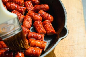 braai bbq hotdog burnt ends