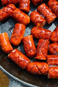 braai bbq hotdog burnt ends