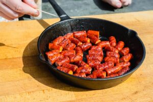 braai bbq hotdog burnt ends