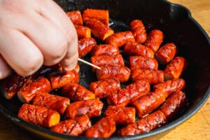 braai bbq hotdog burnt ends