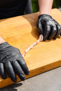 Twisted Bacon Barbecue Snack