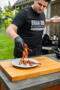 Twisted Bacon Barbecue Snack