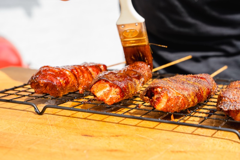 Braai BBQ Bacon Wrapped Lollypops