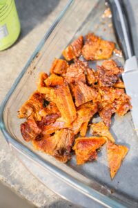 loaded sheet pan potatoe