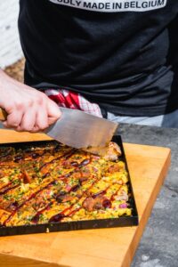 loaded sheet pan potatoe