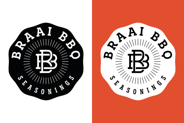 Braai BBQ Round Logo Example